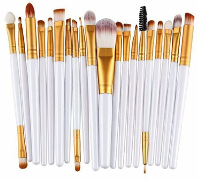 

Hong Kong Make-up Toiletry Wool Make Up Brush Sets(Pack of 20)