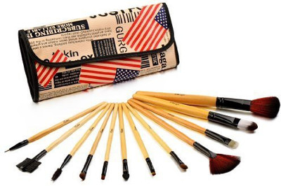 

Glow Professional Makeup Brush Set, American Flag(Pack of 12)