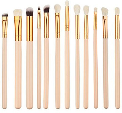 

Eshion Makeup Brushes Cosmetic Powder Brush Contour High-light Eyebrow Eyeshadow Make-up Set(Pack of 12)