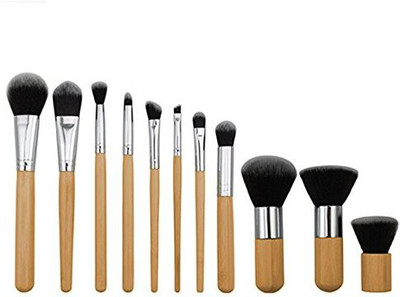 

Polytree Professional Premium Synthetic Kabuki Cosmetics Kit(Pack of 11)