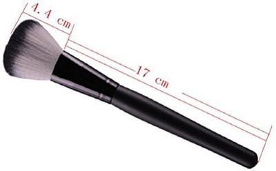 

Evermarket Mineral Powder Foundation Makeup Brush Kabuki - Premium Synthetic Bristles (black)(Pack of 1)