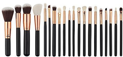 

Vovotrade Makeup Brushes, Make Up Foundation Eyebrow Eyeliner Blush Cosmetic Concealer Brushes(Pack of 20)