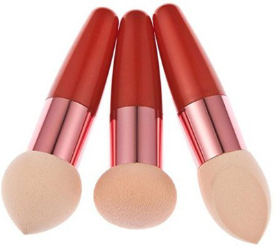 

Usstore Makeup Brush Cosmetics Make Up Multipurpose Liquid Cream Powder Foundation Cosmetic(Pack of 3)