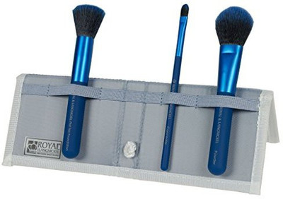 

Royal & Langnickel Moda Complexion Perfection Makeup Brush Flip Kit Blue(Pack of 4)