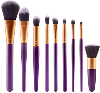 

Tonsee Makeup Brush, Cosmetic Brush Makeup Brush Sets Kits Tools (glod)(Pack of 9)