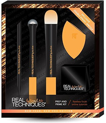 

Real Techniques Prep And Prime Make Up Brush Set(Pack of 3)