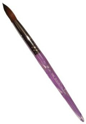 

Lucky Brand Professional Purple Spiral Kolinsky Acrylic Nail Brush Round Size 8 10 12 14 16 18 20 (14)(Pack of 1)