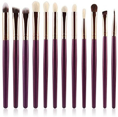 

Deesee(tm) Makeup Brush Cosmetic Brush Makeup Brush Sets Kits Tools (purple)(Pack of 12)