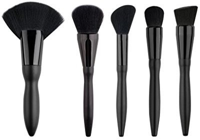 

Alonea Make Up Foundation Blush Cosmetic Concealer Brushes (black)(Pack of 5)