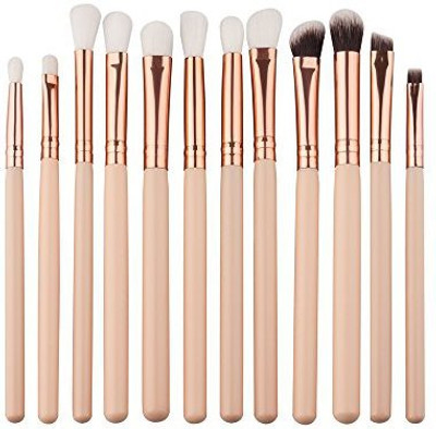 

Vovotrade Makeup Brush Sets, Cosmetic Brush Makeup Brush Sets Kits Tools (a)(Pack of 12)