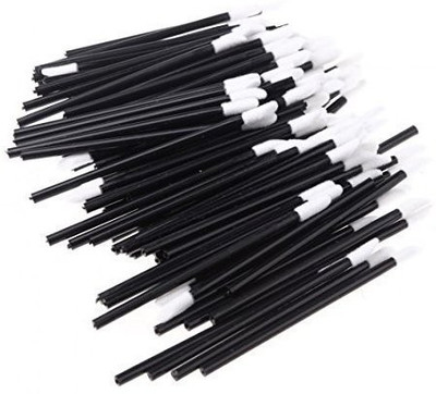 

Melady Disposable Lip Brushes Lipstick Gloss Wands Applicator Perfect Makeup Tool Kits (pack , Black)(Pack of 500)
