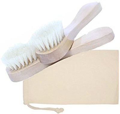 

Ayazen Set Of 2 Dry Skin Face Brushes With Cotton Storage Bag Premium Brush With Natural Bristles(Pack of 2)