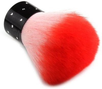 

So Beauty Face Make Up Brush Nail Rhinestones Brush For Acrylic & Uv Gel Nail Art Dust Cleaner Red(Pack of 1)