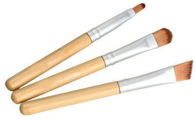 

Ace 3 In 1 Eye Brush Sets Lip Brush Eye Shadow Makeup Ecotools Bamboo Handle(Pack of 3)