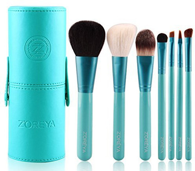 

Zoreya Exclusive Includes 7 Professional With Premium Synthetic Fiber And Free Luxury Case (teal Blue)(Pack of 7)