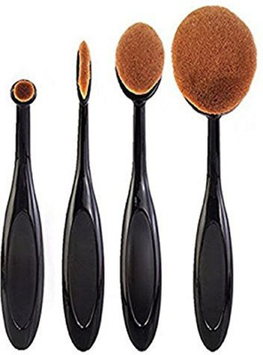 

Kingfansion Toothbrush Shape Eyebrow Makeup Foundation Brush Powder Brushes Kits(Pack of 4)