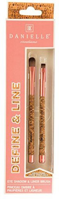 

Danielle Cork Collection Eyeshadow/eyeliner Duo Makeup Brush Set, Rose Gold(Pack of 2)