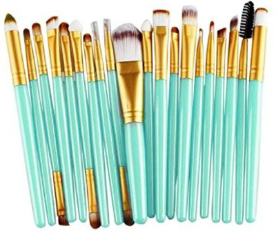 

Smtsmt Makeup Brush, Set Tools Make-up Toiletry Kit Wool Brush (gold)(Pack of 20)