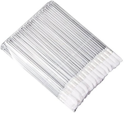 

Binmer(tm) Hot Disposable Makeup Lip Brush Lipstick Gloss Wands Applicator Make Up Comestic Tools (clear)(Pack of 50)