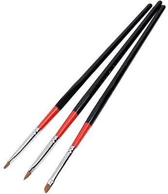 

Polytree Uv Gel Acrylic Nail Art Brush Painting Drawing Nail Pens(Pack of 3)