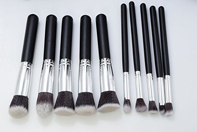 

Daisybeauty Makeup Brush Set Cosmetics Foundation Blending Blush Eyeliner Face Powder Lip Brush(Pack of 10)