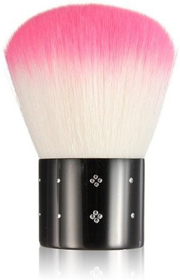 

Leegoal Mini Rhinestones Cosmetic Nail Art Dust Remover Face Brush,pink&white(Pack of 1)