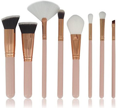 

Toraway Pro Cosmetic Makeup Brush Blusher Eye Shadow Brushes Set Kit(Pack of 8)