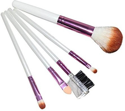 

Deesee(tm) Makeup Brush Cosmetic Makeup Brushes Set Blush Lip Brow Eyeshadow Brush (white)(Pack of 5)