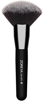 

Alonea Makeup Fan Blush Face Powder Foundation Cosmetic Makeup Brush Makeup Tool (black)(Pack of 1)