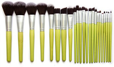 

Cokate Makeup Brushes Set, Green Bamboo Advanced Brush Cosmetic Makeup Brushes Set(Pack of 23)