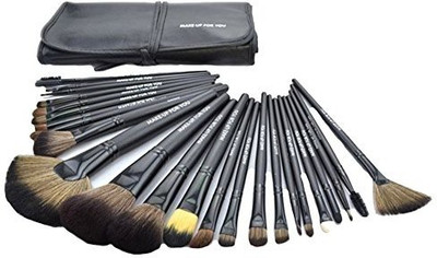 

Deamor Professional Makeup Brush Set Cosmetic Brush Set Kit Black(Pack of 24)