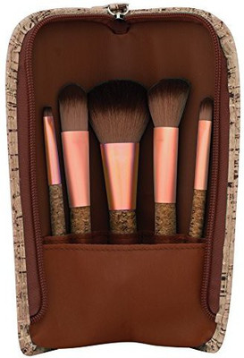 

Danielle Cork Collection Professional Makeup Brush Set In Upright Cork Cosmetic Case, Rose Gold(Pack of 6)