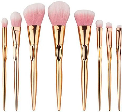 Hatop Foundation Eyebrow Eyeliner Blush Cosmetic Brushes(Pack of 8)