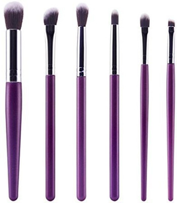 

Sannysis Cosmetic Brush Makeup Brush Sets Kits Tools (silver)(Pack of 6)