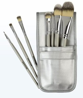 

Kryolan 8314 Synthetic Makeup Brush Set (includes 7 Brushes & Bag) Professional Grade(Pack of 7)