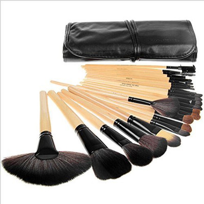 

Eshylala Makeup Brush Kit + Bag (wood Color)(Pack of 24)