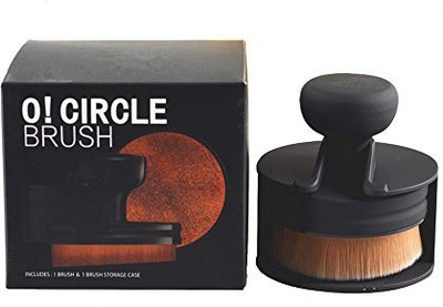

Emocci Circular Synthetic Foundation Makeup Brush Flat Angled Top For Travel(Pack of 1)
