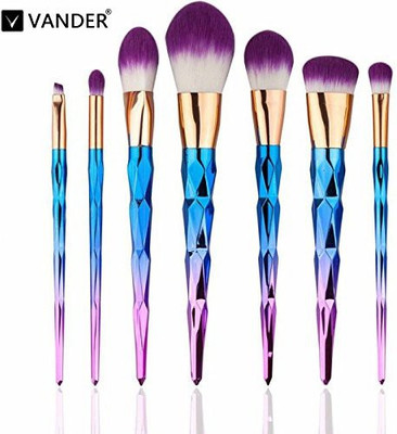 

Vander Cream Power Professional Multipurpose Beauty Cosmetic Puff Batch Kabuki Blusher Brushes(Pack of 7)