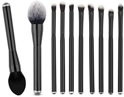 

Kingfansion Make Up Foundation Eyebrow Eyeliner Cosmetic Brush(Pack of 10)
