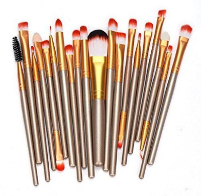 

Smtsmt Makeup Brush Set Tools Make-up Toiletry Kit-gold(Pack of 20)