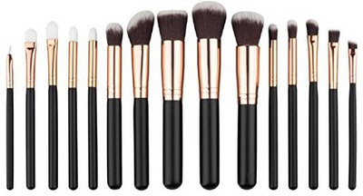 

Vovotrade Cosmetic Makeup Brush Brushes Set Foundation Powder Eyeshadow(Pack of 15)