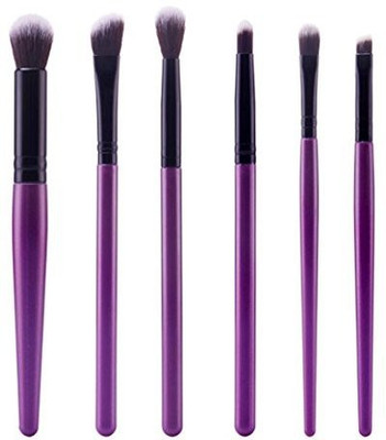 Usstore Cosmetic Makeup Brush Wooden Handle Beauty Eyeshadow Brushes Foundation Kits Tool Make Up(Pack of 6)