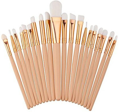 

Fheaven Makeup Brushes Professional Face Eyeliner Blush Contour Foundation For Lady And Women(Pack of 20)