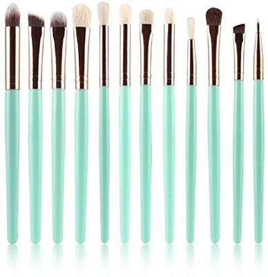 

Overmal Makeup Brush, Cosmetic Brush Makeup Brush Sets Kits Tools (green)(Pack of 12)