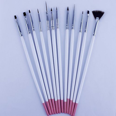 

Eyx Formula Nail Art Paint Dot Draw Pen Brush For Uv Gel Diy Decoration Tools(Pack of 12)