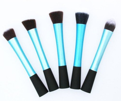 

Aenmil® Powder Blush Foundation Contour Makeup Brushes Set Cosmetic Tool (blue)(Pack of 5)