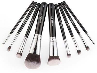 

Makeup Cat Premium Synthetic Kabuki Kit,powder/blush/contour/bronzer/foundation Blending ,eye Shadow Brushes(Pack of 9)