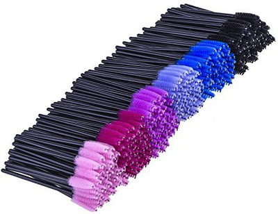 

Eboot Multicolor Disposable Mascara Wands Eyelash Eye Lash Brush Makeup Applicators Kit, 6 Colors(Pack of 300)