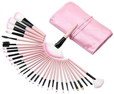 

Hong Kong Mini Make Up Foundation Eyebrow Eyeliner Blush Cosmetic Concealer Brushes(Pack of 32)