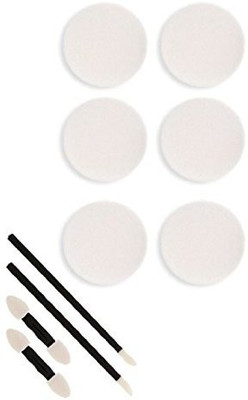 Custom Body Art Face Paint Applicator Set With Sponges & Foam Brushes(Pack of 10)